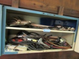 COPPER LINE. HOSES. BRAKE LINE. CAR PARTS AND ETC IN CABINET