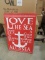 6 CASES OF SEA TO SHINING SEA CANVAS. 10 PIECES PER CASE