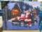 28 CASES OF LIGHTED SANTA'S TRUCK CANVAS. 6 PIECES PER CASE