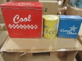 5 CASES OF RETRO COOLER TIN SET OF 3. 6 SETS PER CASE