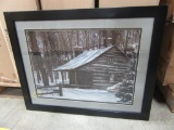 10 CASES OF LIGHTED FRAME CABIN WITH TIMER. 3 PIECES PER CASE