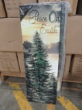 20 CASES OF LIGHTED PEACE ON EARTH CANVAS. 8 PIECES PER CASE