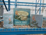 5 CASES OF MERMAID SEAFOOD TINS SET OF 3. 6 SETS PER CASE