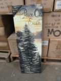 20 CASES OF LIGHTED PEACE ON EARTH CANVAS. 8 PIECES PER CASE