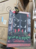 15 CASES OF LIGHTED WINTER WISHES DOOR CANVAS. 8 PIECES PER CASE