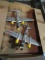 2 MILITARY MODEL PLANES