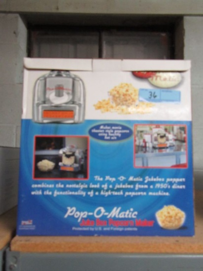 POP O MATIC JUKEBOX POPCORN MAKER