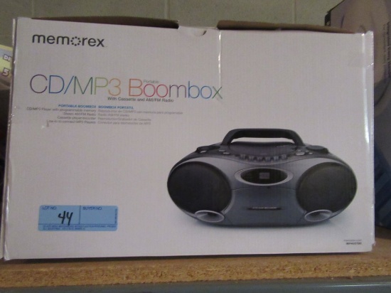 MEMOREX CD/ MP3 BOOM BOX