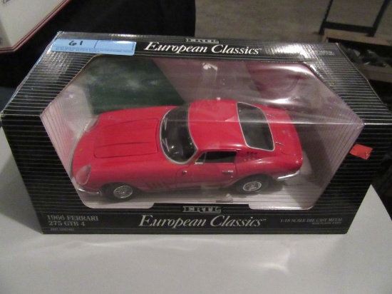 ERTL EUROPEAN CLASSICS 1966 FERRARI 275GTB4