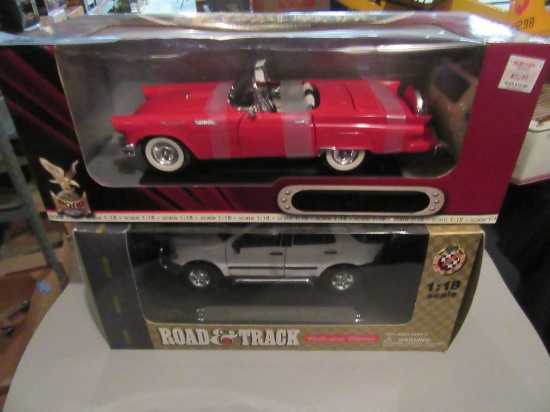 ROAD SIGNATURE 1957 FORD THUNDERBIRD AND ROAD AND TRACK 1997 MERCEDES BENZ