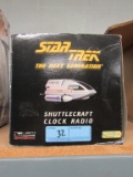 STAR TREK THE NEXT GENERATION SHUTTLE CRAFT CLOCK RADIO