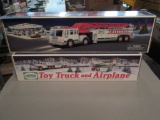 HESS FIRE TRUCK AND TOY TRUCK & AIRPLANE