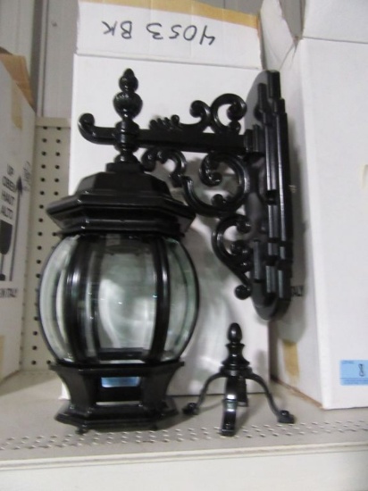 MADE IN ITALY MODEL  4053 OUTDOOR LIGHT. COLOR BLACK