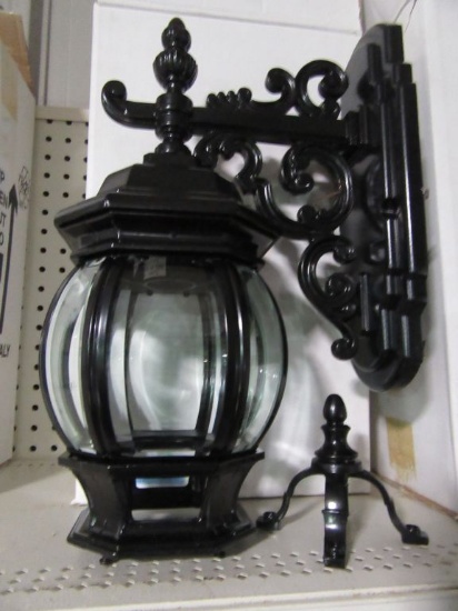 MADE IN ITALY MODEL  4053 OUTDOOR LIGHT. COLOR BLACK