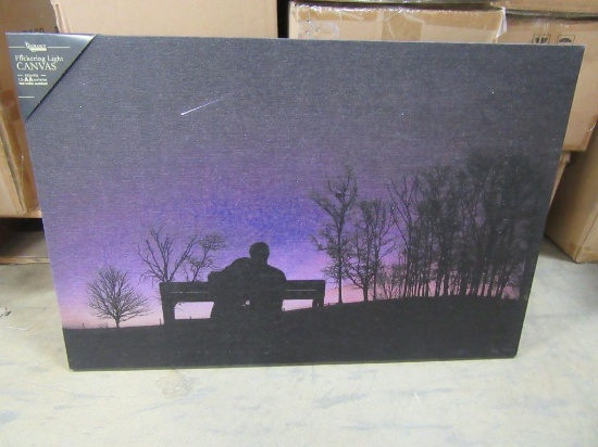 7 CASES OF LIGHTED SHOOTING STARS CANVAS. 8 PIECES PER CASE