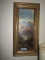 OIL ON BOARD PAINTING WITH GOLD FRAME. NO SIGNATURE