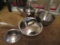 CALPHALON STAINLESS STEEL PAN, COLANDER, AND ETC