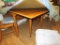 DROP LEAF MAPLE TABLE WITH 3 CHAIRS