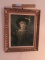 LIGHTED REPRODUCTION OIL ON CANVAS REMBRANDT'S SON TITUS F. 1655