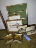 ORIENTAL PRINTS AND FRAMES AND OTHERS