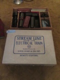 STREAMLINE STEAM TYPE ELECTRICAL TRAIN BY LOUIS MARX AND COMPANY TOYS WITH