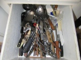 KNIVES, KITCHEN UTENSILS, AND ETC IN ONE DRAWER
