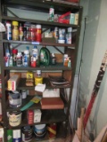 CONTENTS OF SHELVING SPRAYS, LUBRICANTS, CLEANERS, AND ETC. NO SHELVING INC