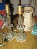 2 VANITY LAMPS