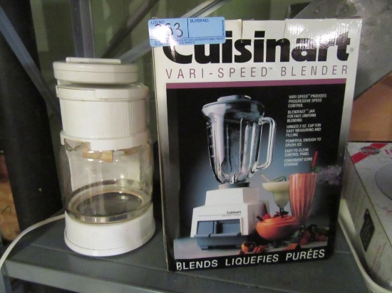 CUISINART VARIABLE SPEED BLENDER AND COFFEE MAKER