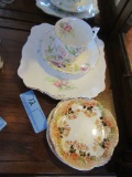 ASSORTED CHINA PLATES AND CUP AND SAUCER