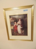 GOLD-FRAMED VICTORIAN CHILDREN'S PICTURE