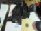 PAINT BALL ACCESSORIES INCLUDING MASK, VEST, GLOVES, TARGETS, ETC