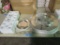 SILVERPLATED CHARGERS, BUTTER DISHES, NAPKIN RINGS, SALT AND PEPPER
