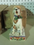 JIM SHORE BARK, THE HERALD ANGELS SING FIGURINE