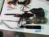 WPG AIR PAINTBALL GUN NUMBER 100908 AND ACCESSORIES