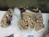 MANGY MENACES AND GHASTLY GEEZER'S HALLOWEEN MASKS