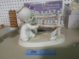 PRECIOUS MOMENTS 15 HAPPY YEARS TOGETHER WHAT A TWEET FIGURINE