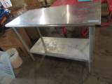 4' STAINLESS STEEL TABLE