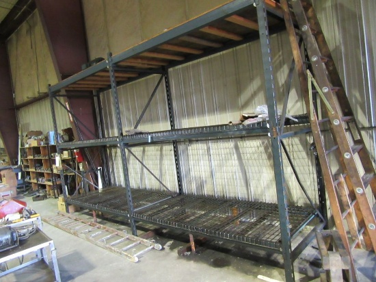 3 SECTIONS OF PALLET RACK