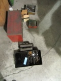LOT OF MISCELLANEOUS - HARDWARE CABINET, ETC.