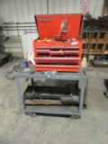 SNAP-ON TOOL CABINET, CART AND CONTENTS