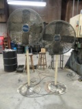 2 PEDESTAL FANS