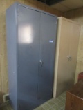 2 METAL STORAGE CABINETS