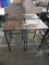 (4) OAK BAR STOOLS