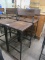 (4) OAK BAR STOOLS