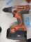 RIDGID 18 VOLT CORDLESS DRILL WITH AUTO SHIFT AND BATTERY. MODEL R86014. NO