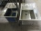 (2) (NEW) STAINLESS STEEL COMMERCIAL SINKS