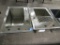 (2) (NEW) STAINLESS STEEL COMMERCIAL SINKS