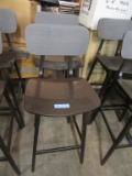 (2) BISTRO STYLE CHAIRS. MADE IN ITALY