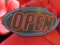 HANGING LIGHTED OPEN SIGN